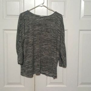 Womens long sleeve grey dress shirt  avenue 14/16